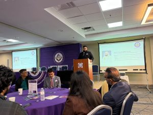 Imam Nusratullah Noori addresses the crowd. Imam Noori is a beloved member of the DMV Muslim community, serving as the Director of Religious Affairs for ICNA's Virginia Chapter. Him and his organization have both been incredible friends to our programs.